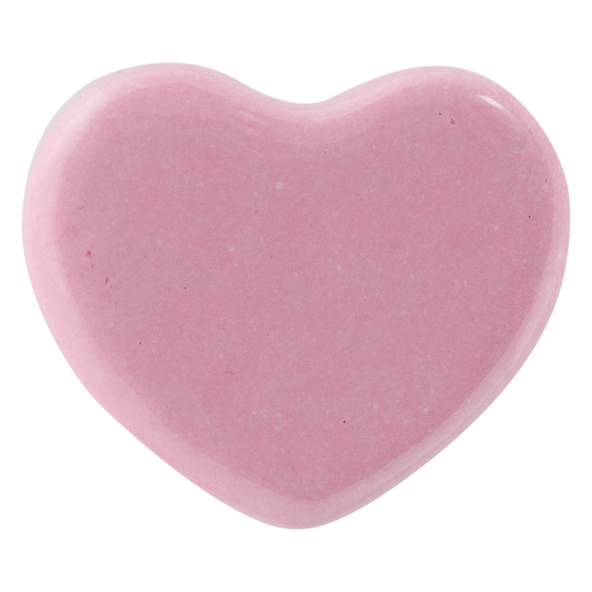 Nicola Spring Ceramic Drawer Knob - Heart - Pink