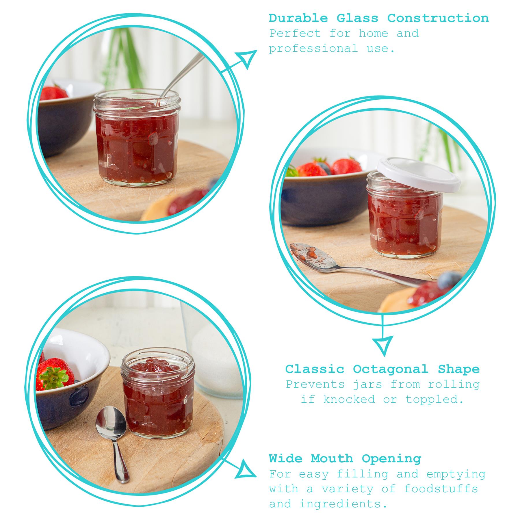 130ml Glass Jam Jar