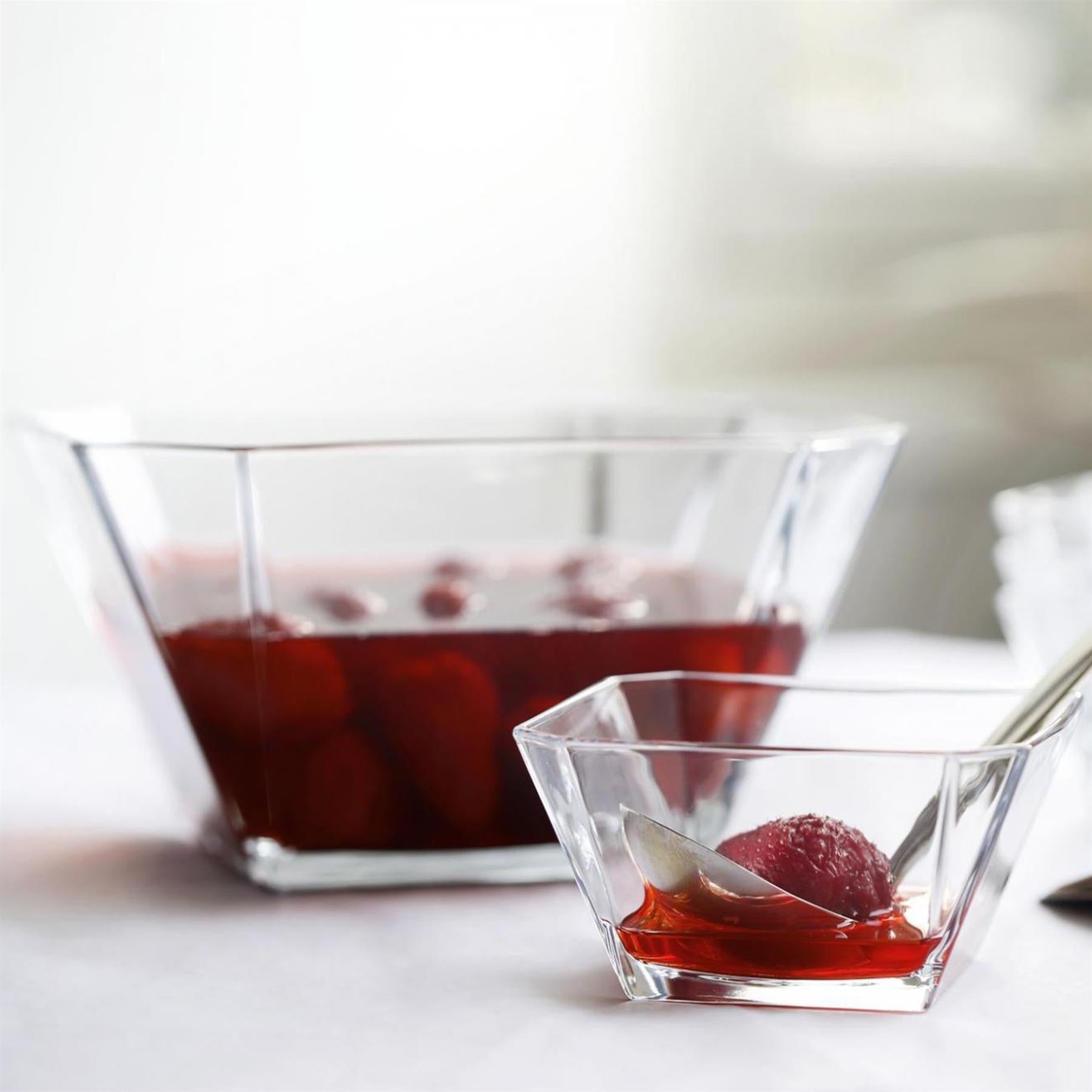 19.5cm Karen Stacking Glass Serving Bowl
