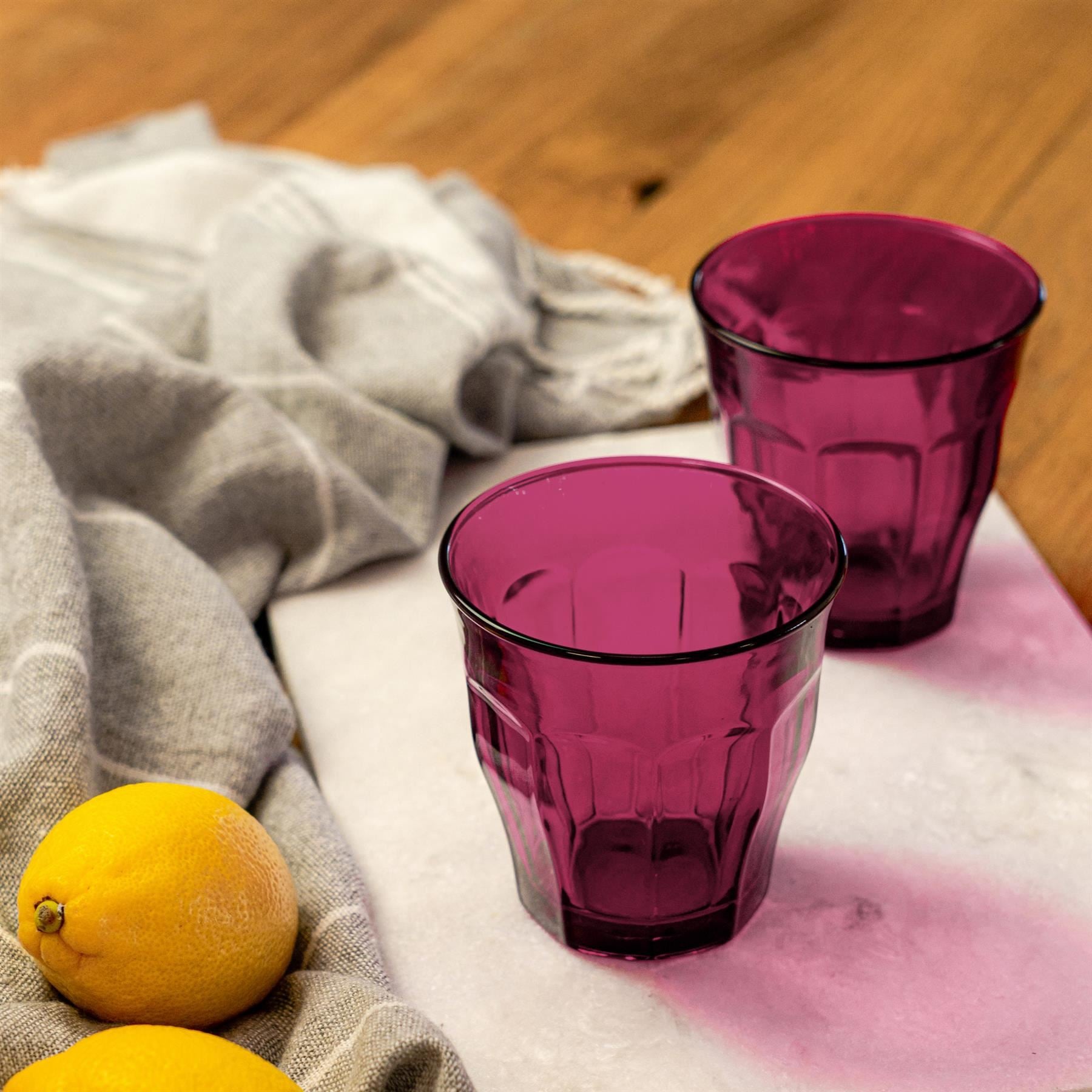 Multicolour 250ml Picardie Water Glass