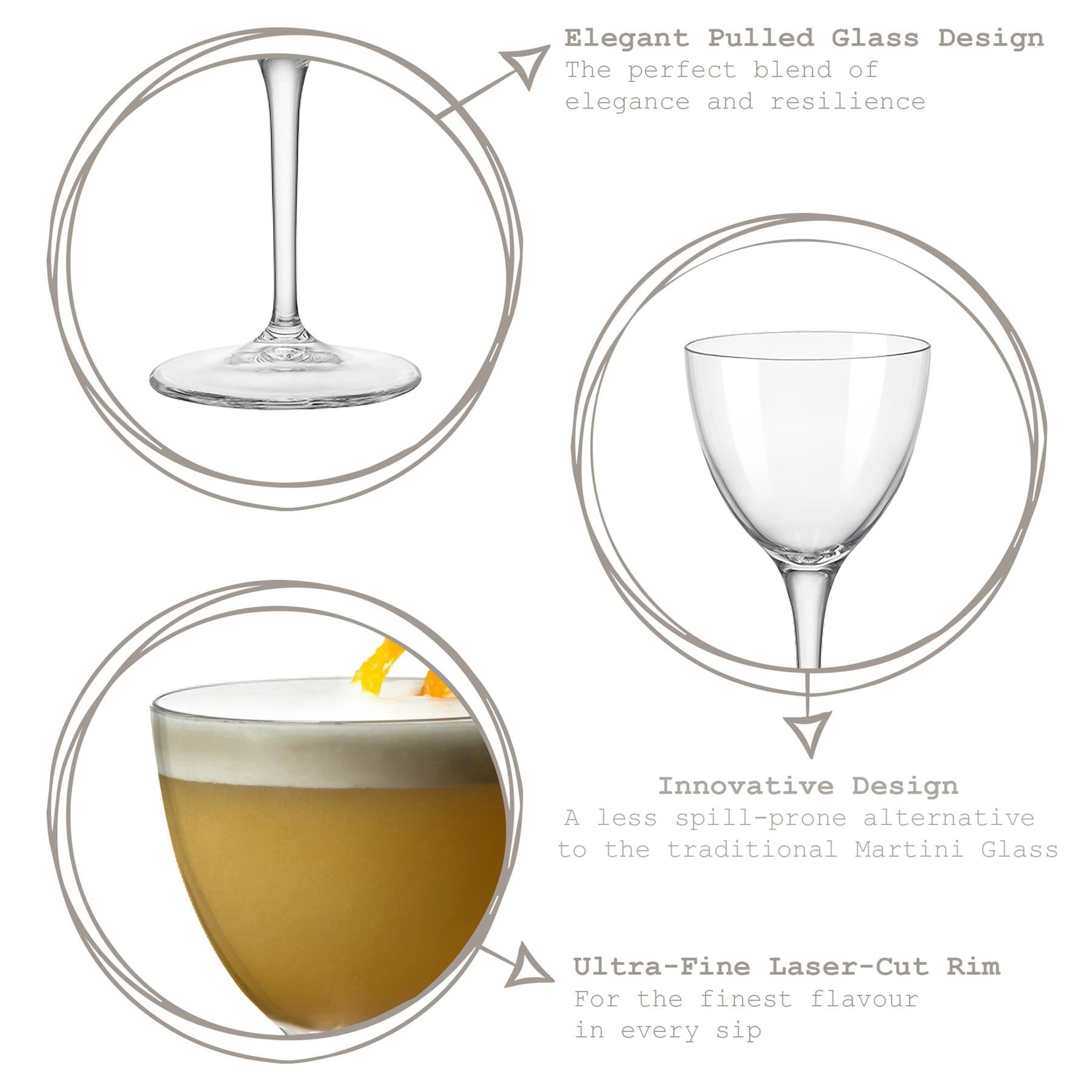 155ml Bartender Novecento Nick & Nora Glass