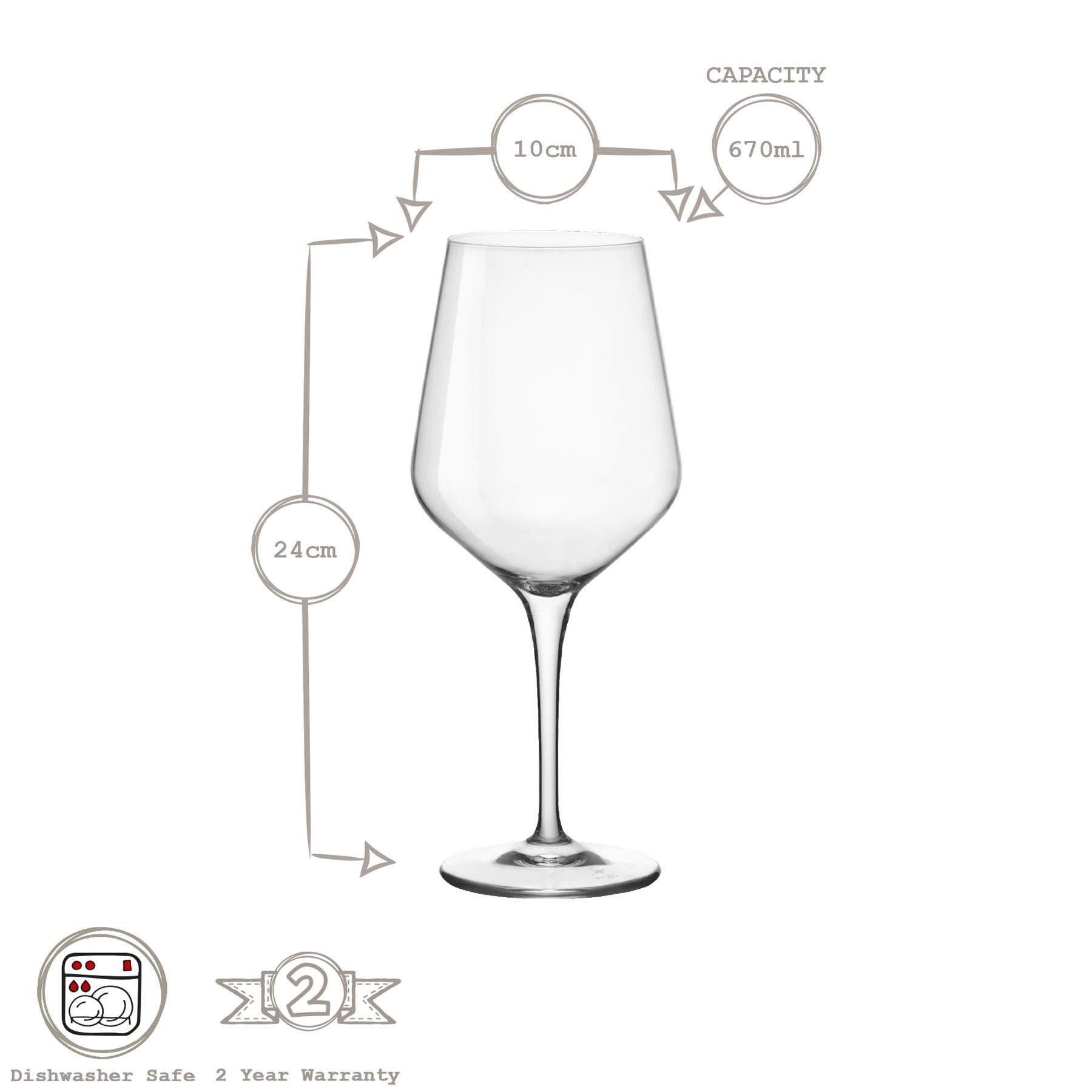 670ml Electra Red Wine Glass