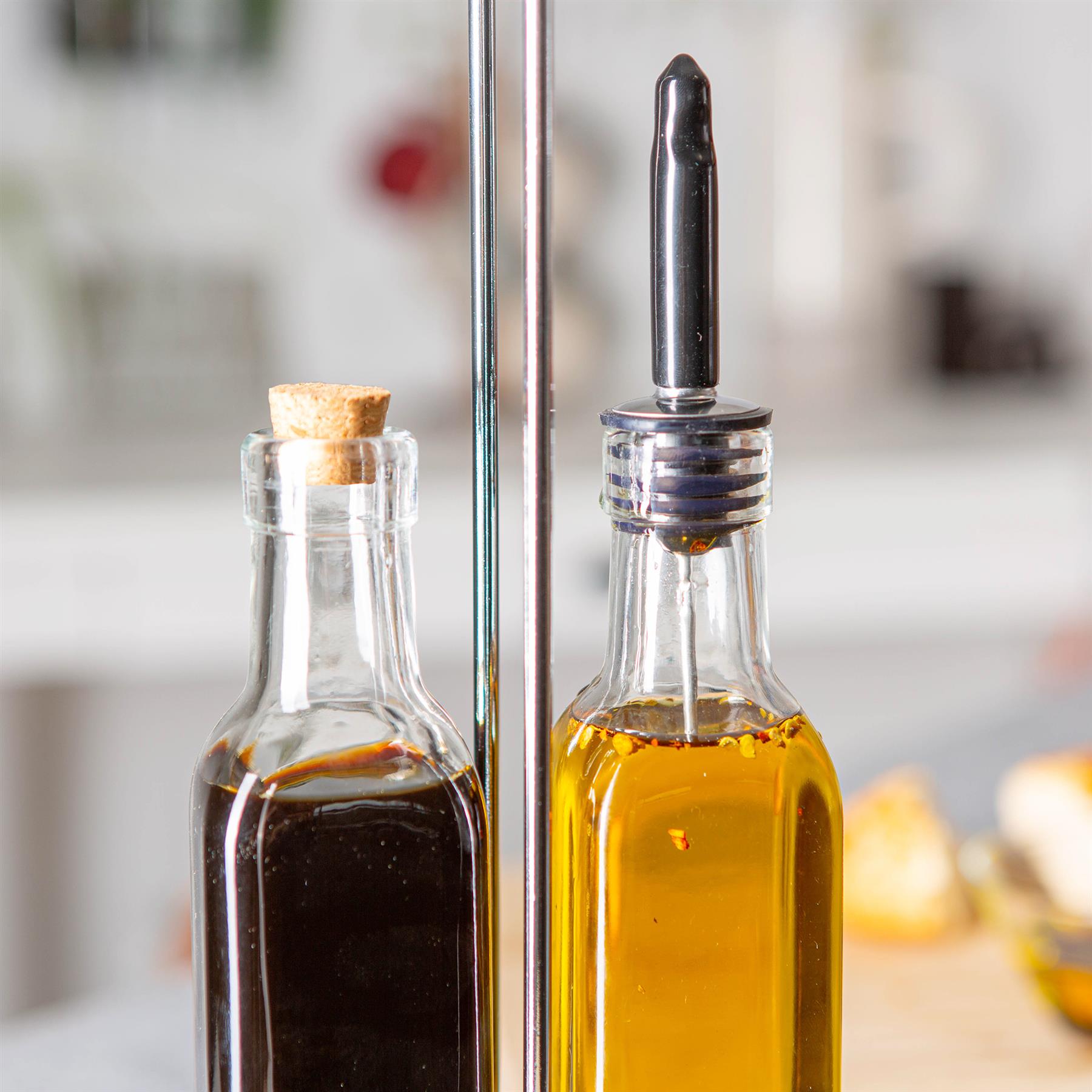 Olive Oil Pourer Bottle with Cork Lid - 170ml