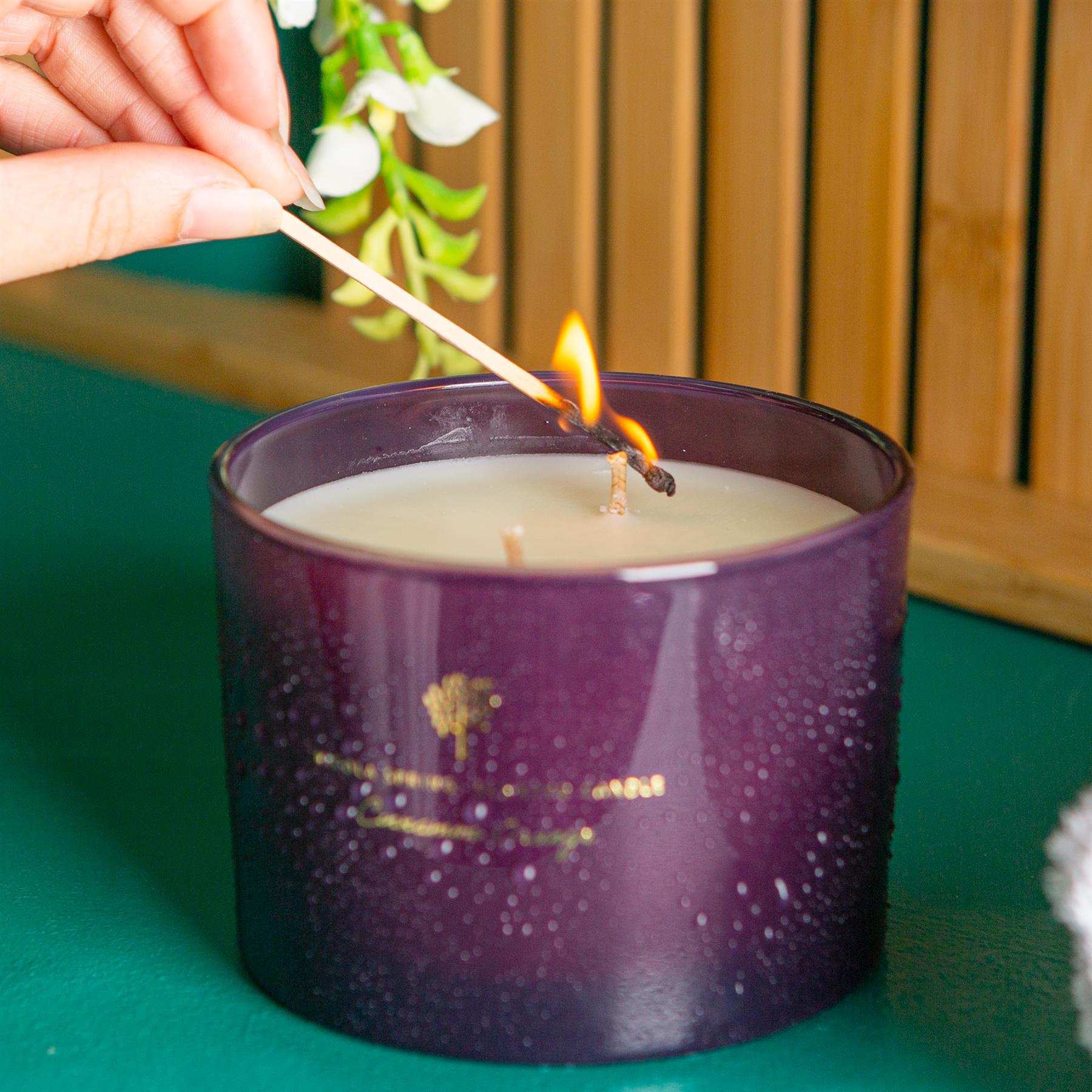 350g Double Wick Cinnamon Orange Soy Scented Wax Candle