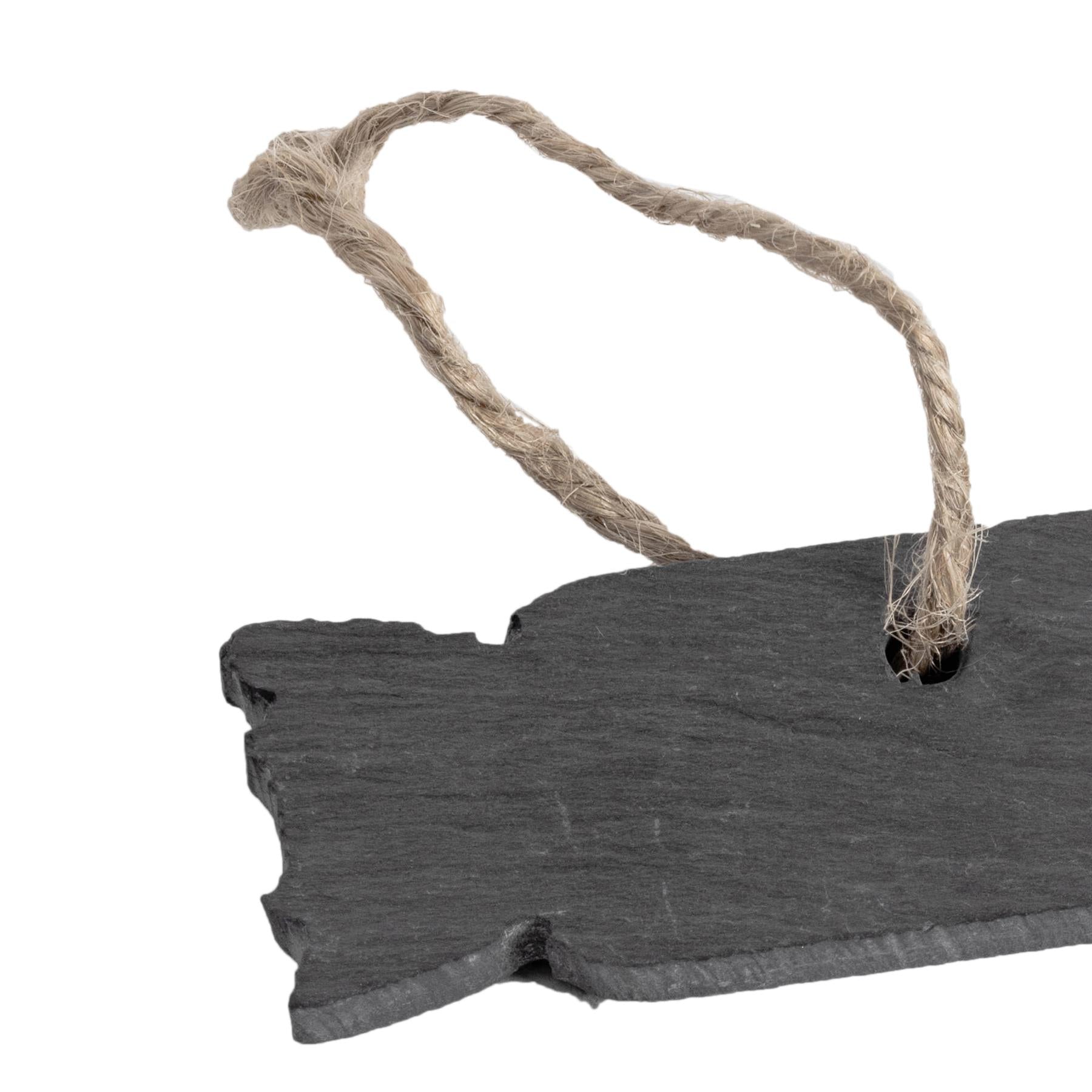 Slate Christmas Tree Decoration - Cracker
