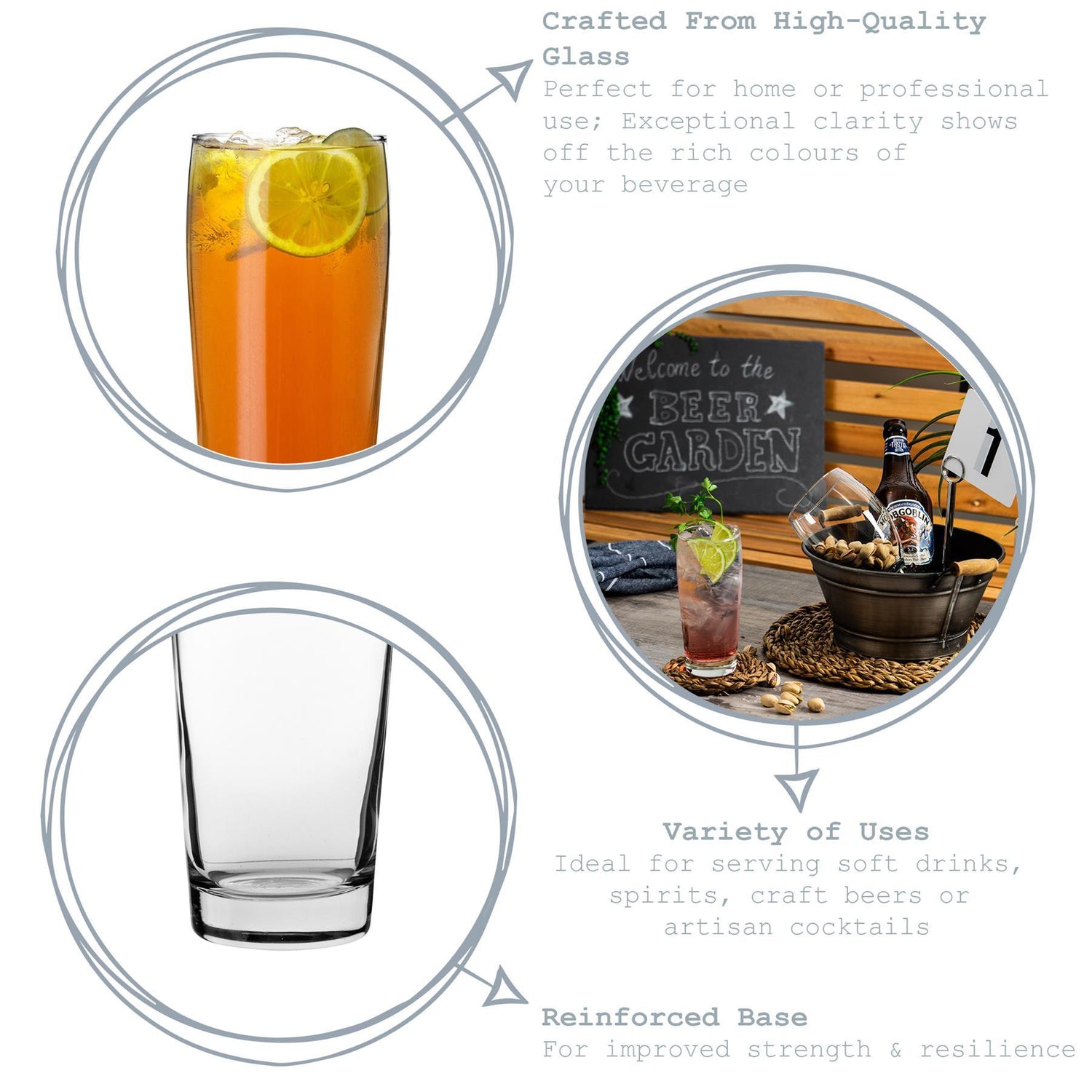Bardi Classic Beer Glass - 370ml