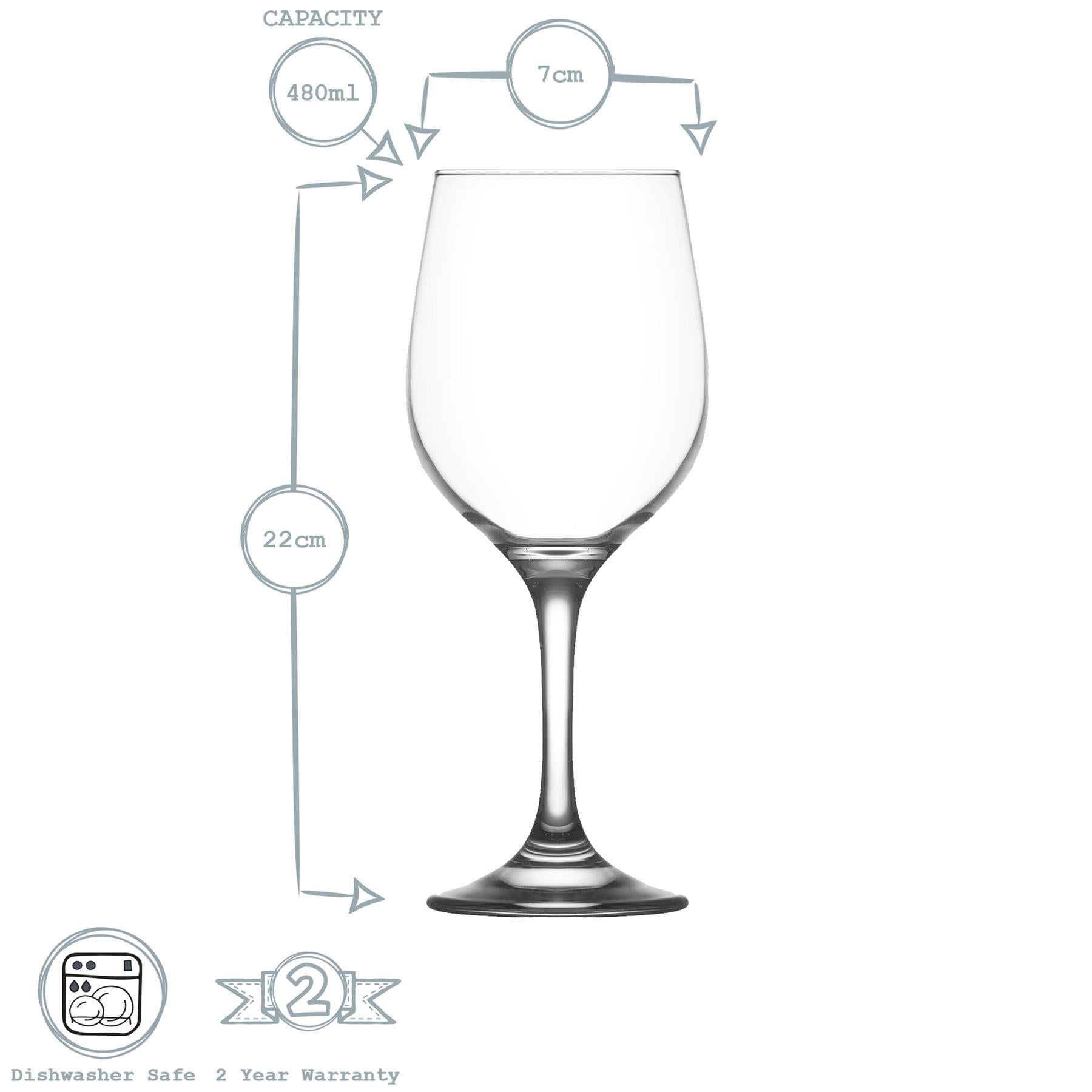 Fame Extra Large Red Wine Glass - 480ml