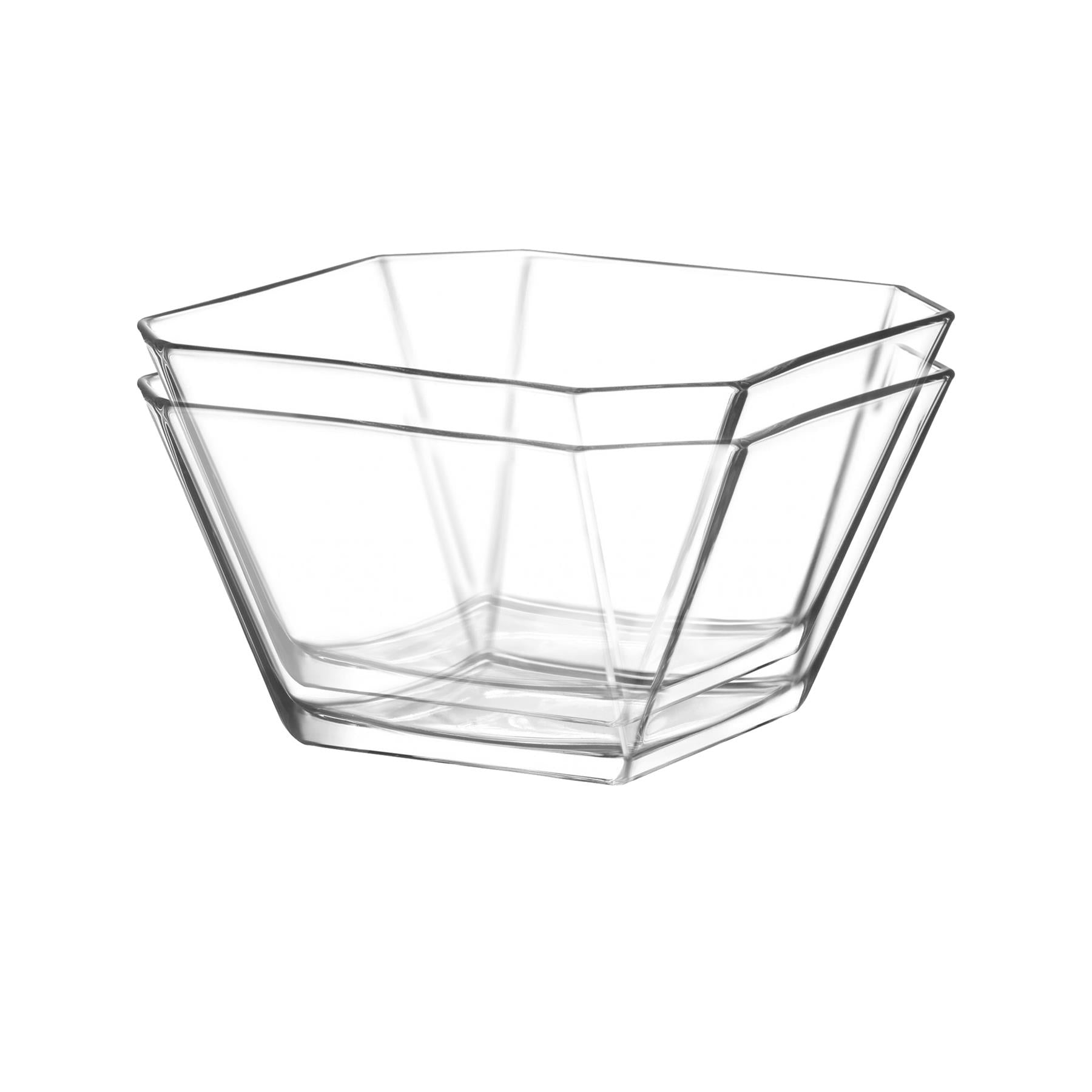 19.5cm Karen Stacking Glass Serving Bowl