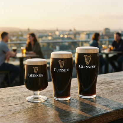 Guinness 2 Piece Embossed Pint Glass Set