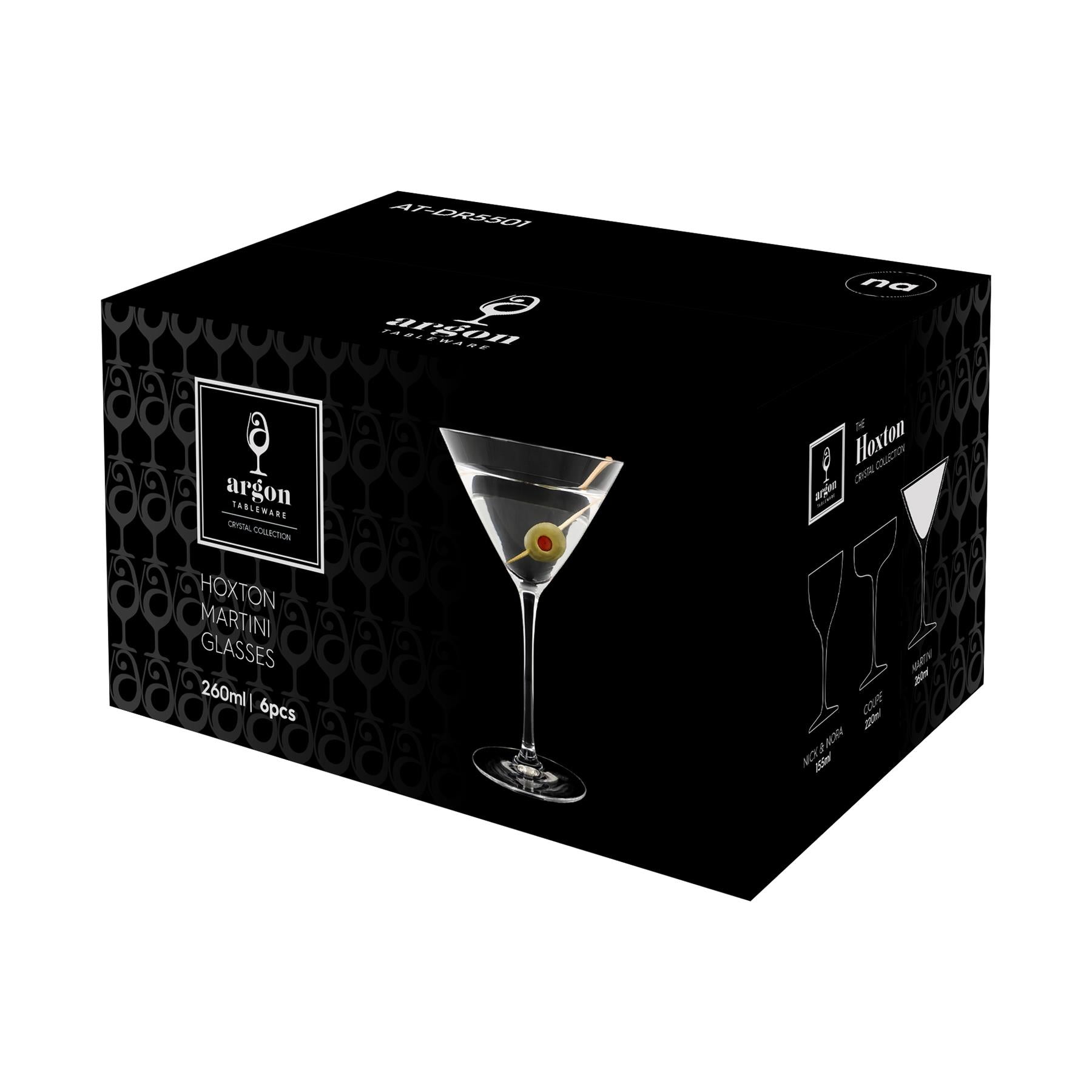 260ml Hoxton Crystal Martini Glass
