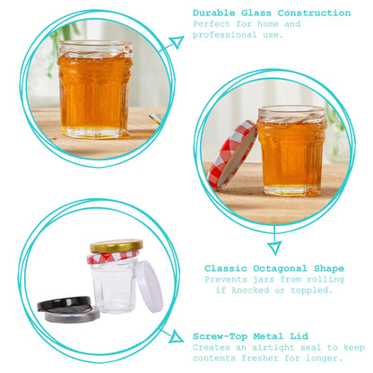 30ml Glass Jam Jar with Lid