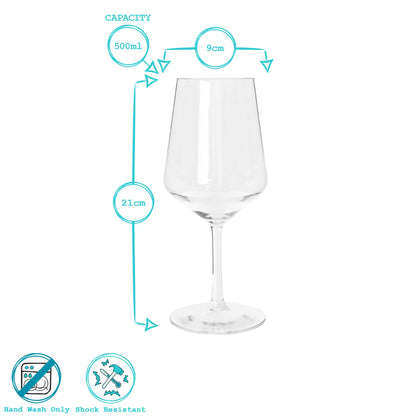 500ml Reusable Plastic Wine Glass