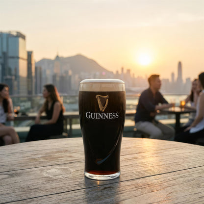 Guinness 2 Piece Embossed Pint Glass Set