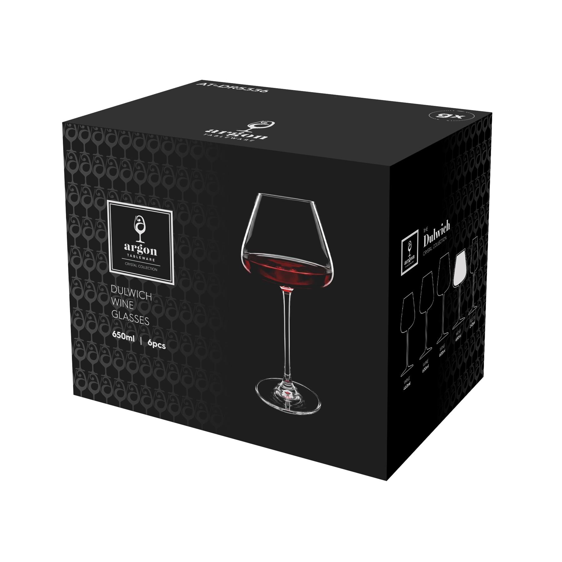 650ml Dulwich Crystal Red Wine Glass