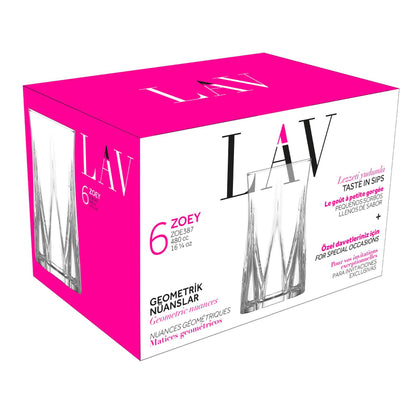 480ml Zoey Highball Glass