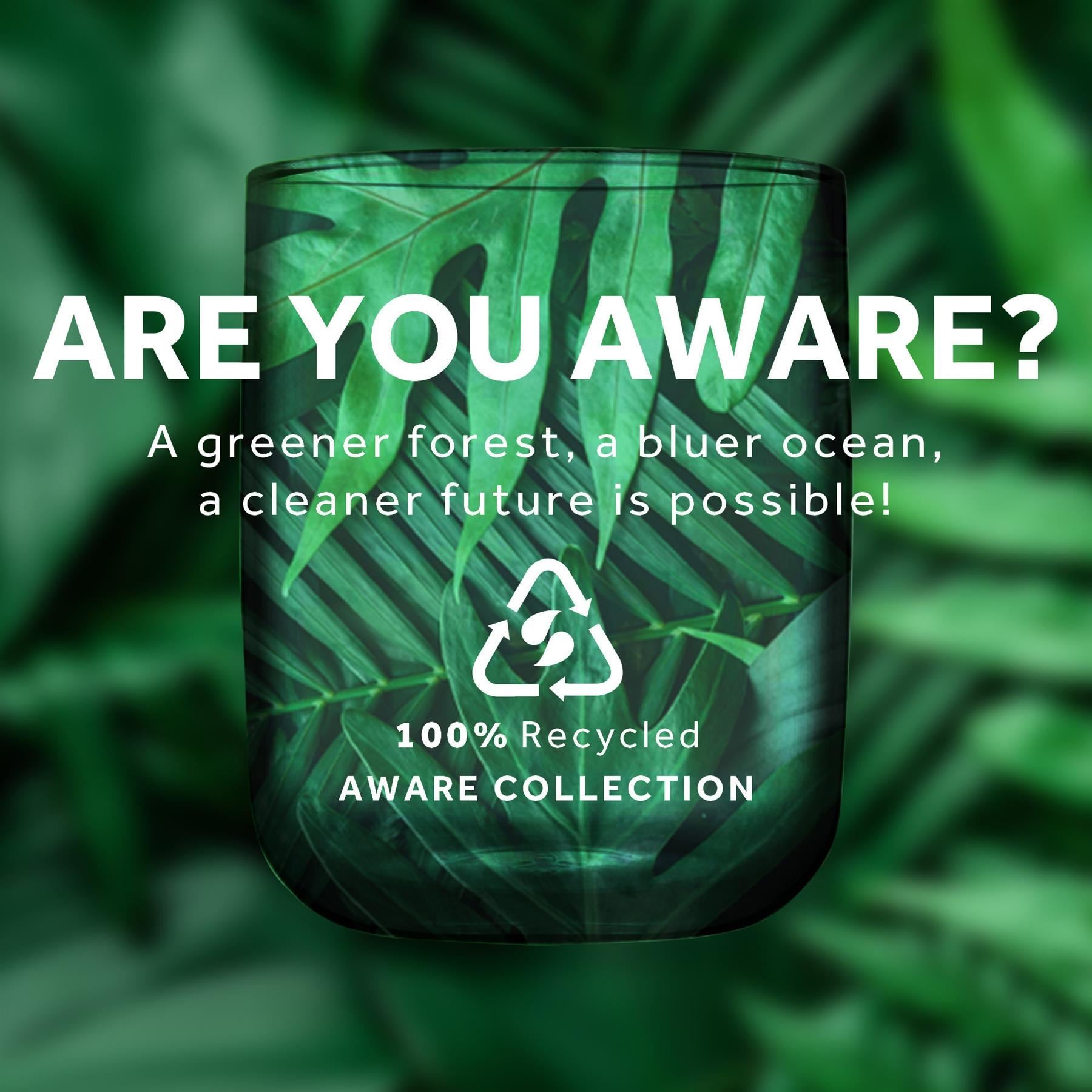 280ml Aware Iconic Recycled Glass Tumbler - Green