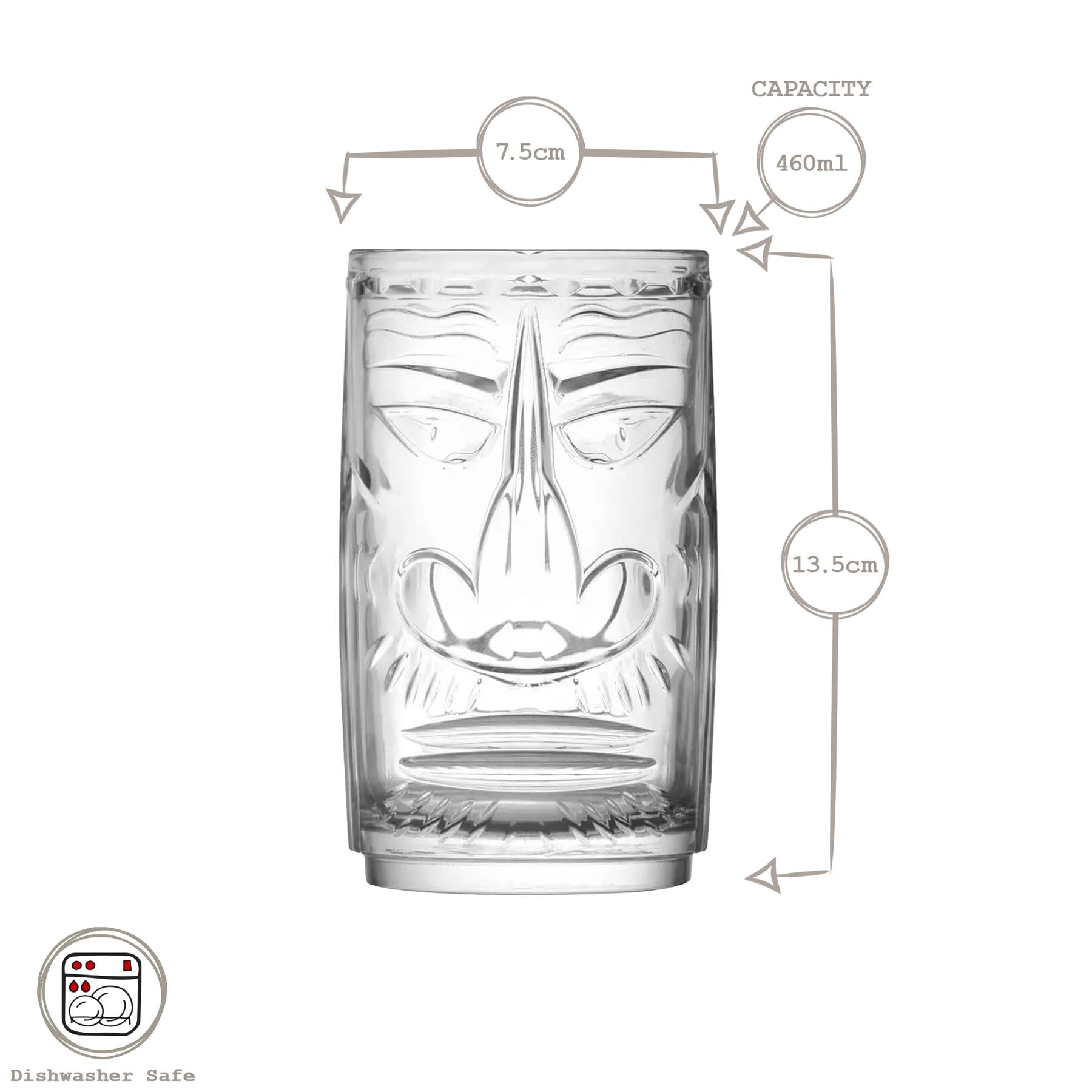 460ml Tiki Sardinia Highball Glass