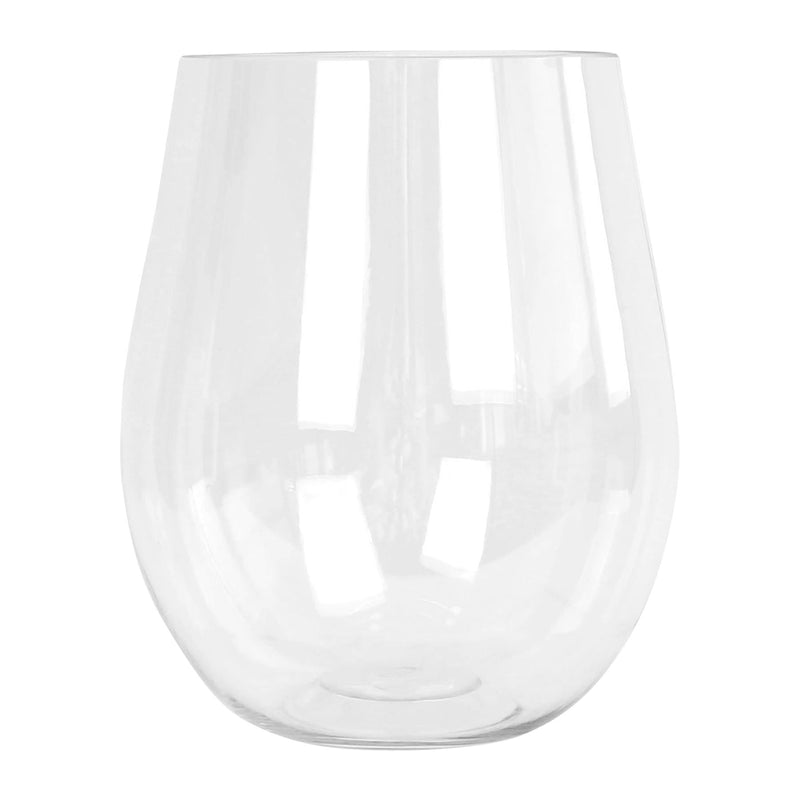 600ml Reusable Plastic Stemless Wine Glass - By Argon Tableware