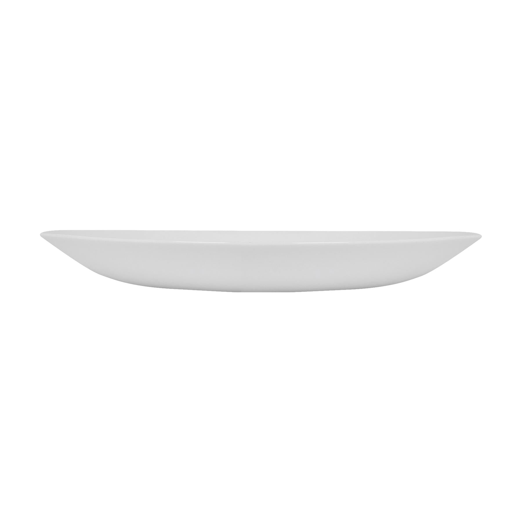 Round Opalware Buffet Dinner Plate - 22.5cm - White