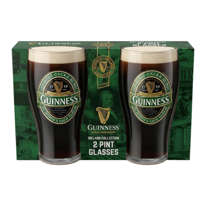 Guinness 2 Piece Ireland Pint Glass Set