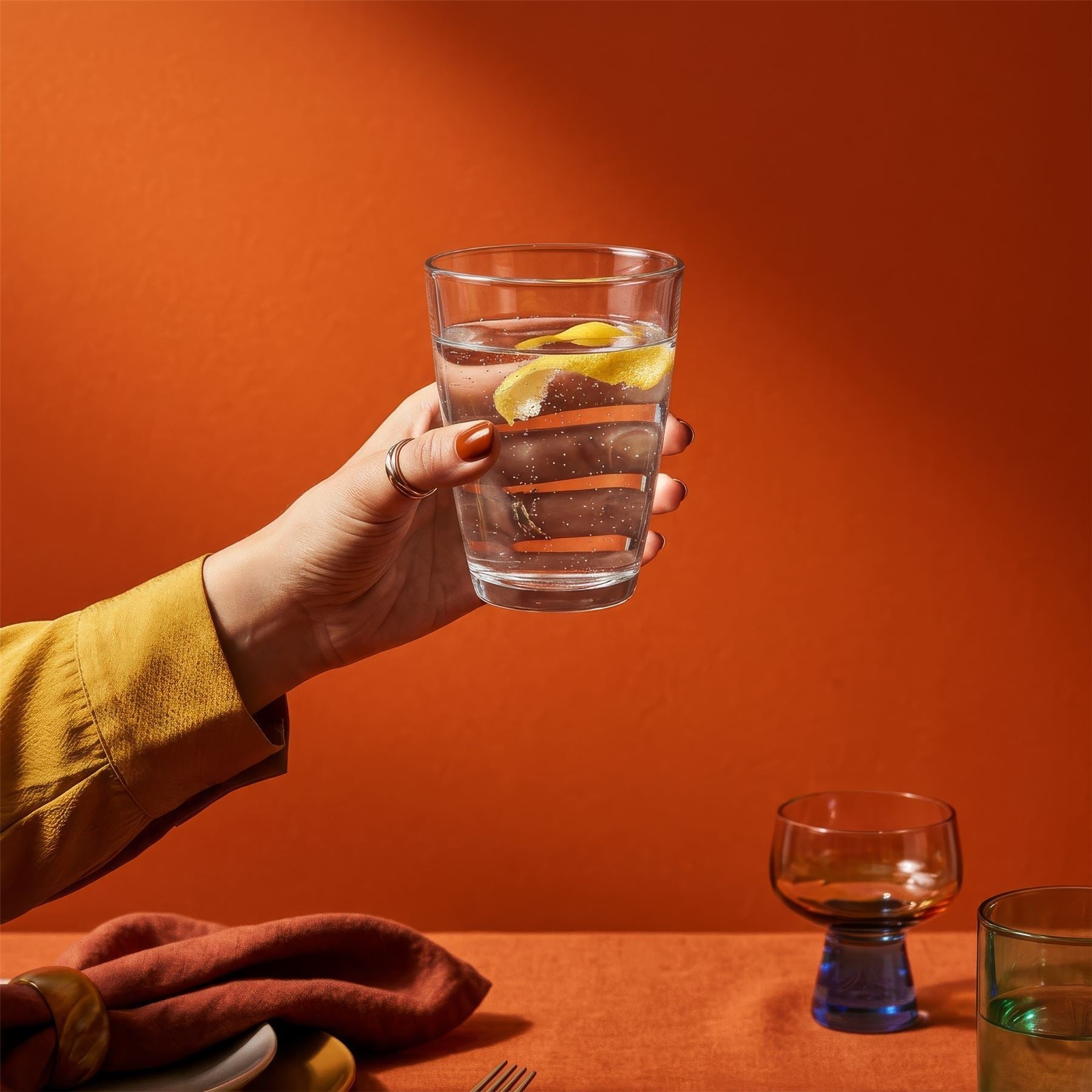 380ml Conical Glass Tumbler