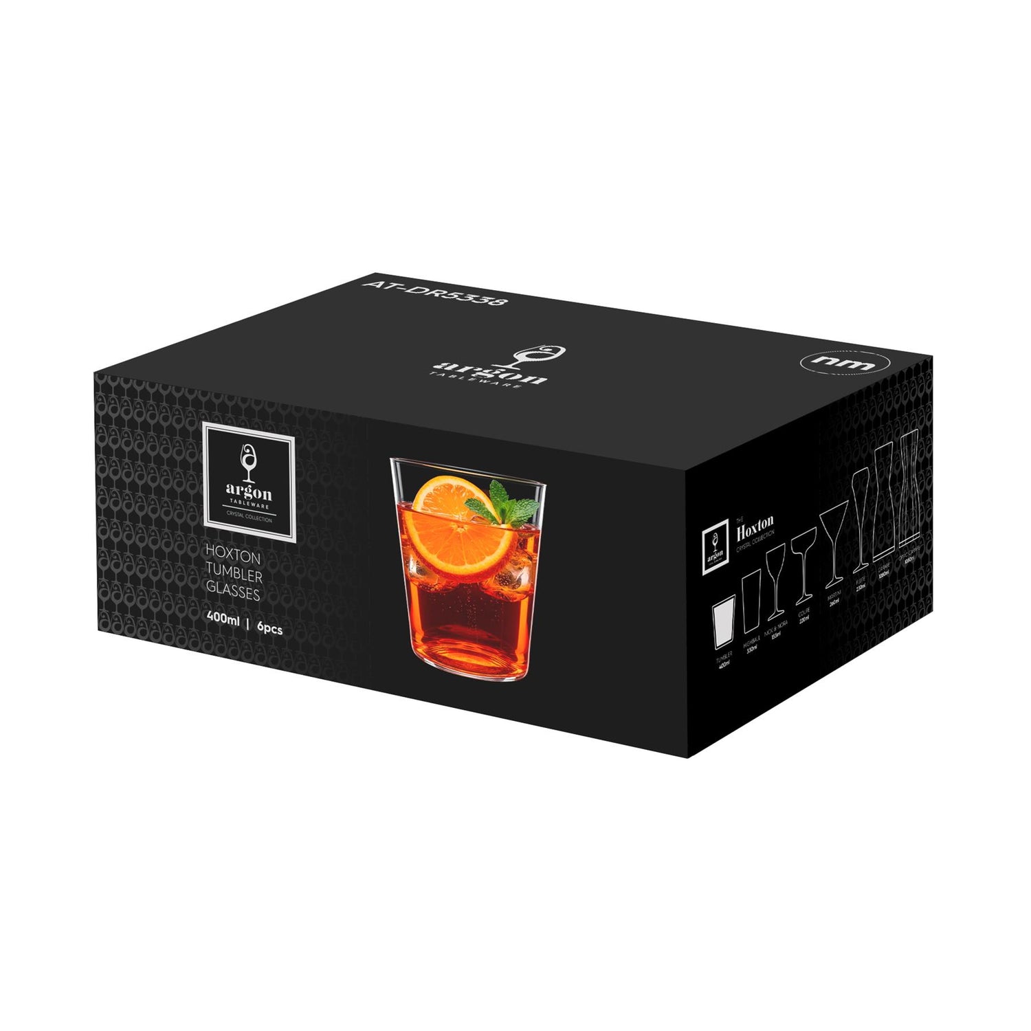 390ml Hoxton Crystal Tumbler