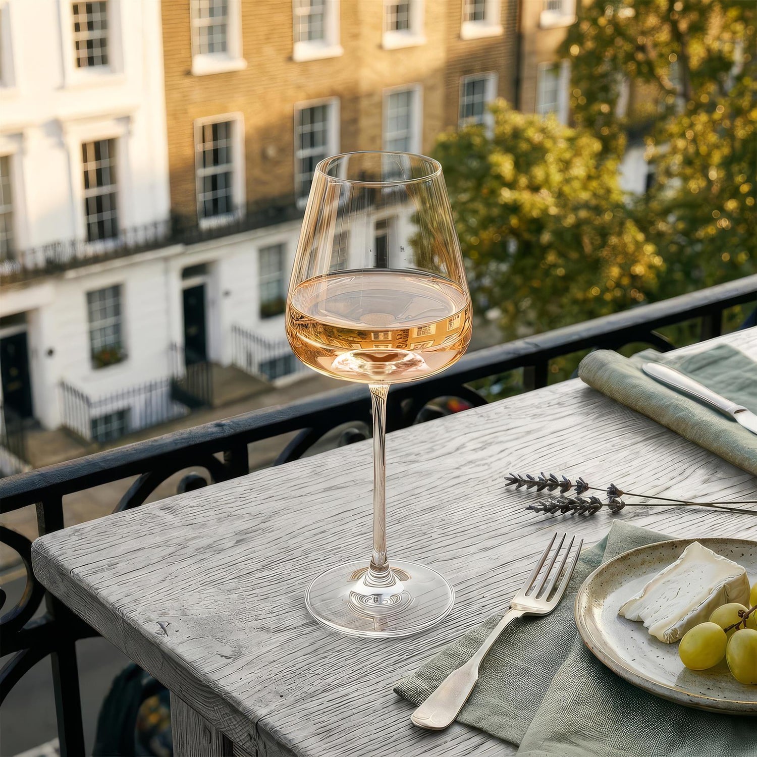 600ml Dulwich Crystal Rosé Wine Glass