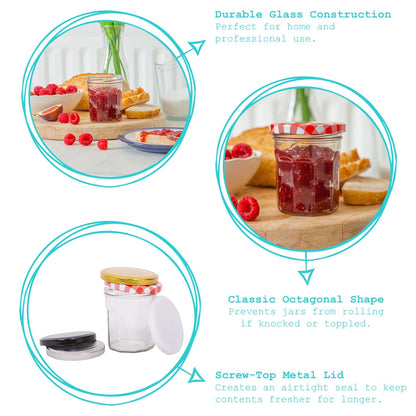 150ml Glass Jam Jar with Lid