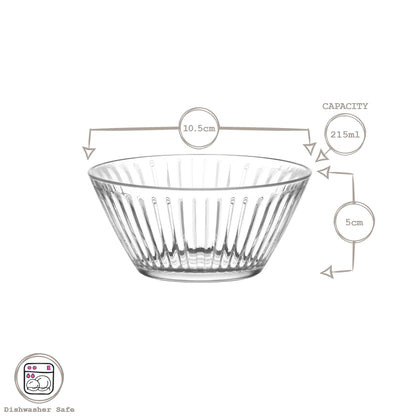 Hestia Glass Snack Bowl - 10.5cm