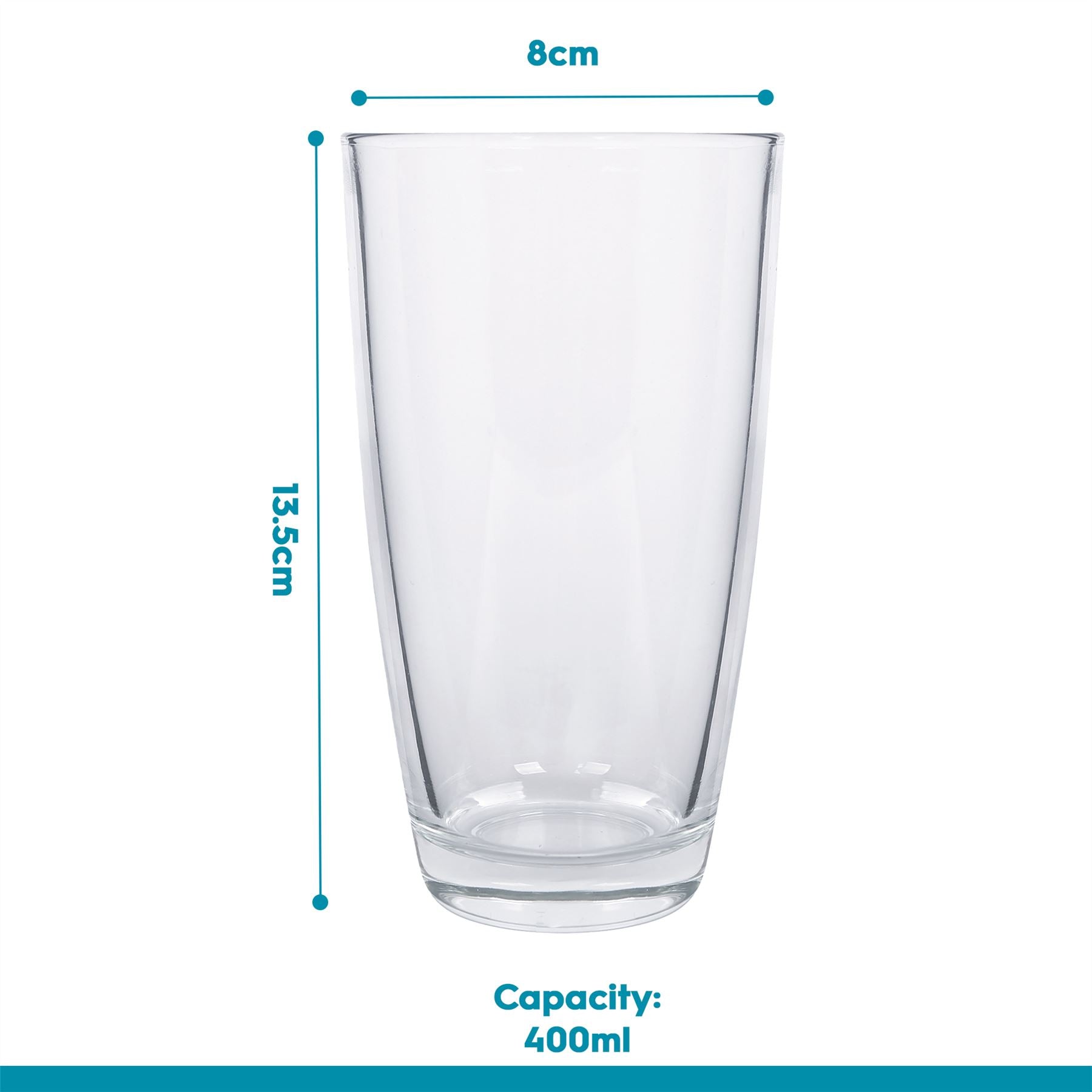 400ml Conical Highball Glass