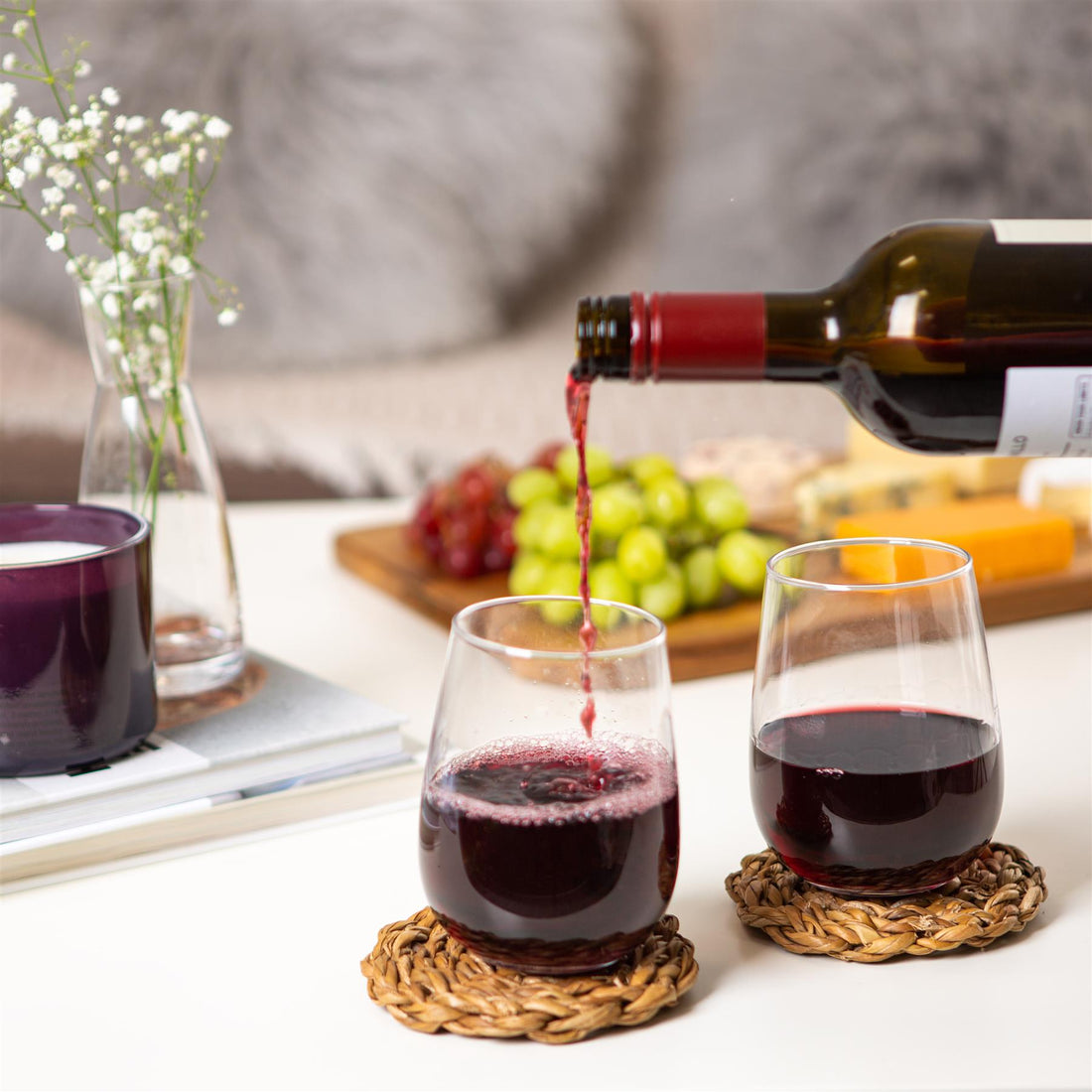 475ml Corto Stemless Red Wine Glass