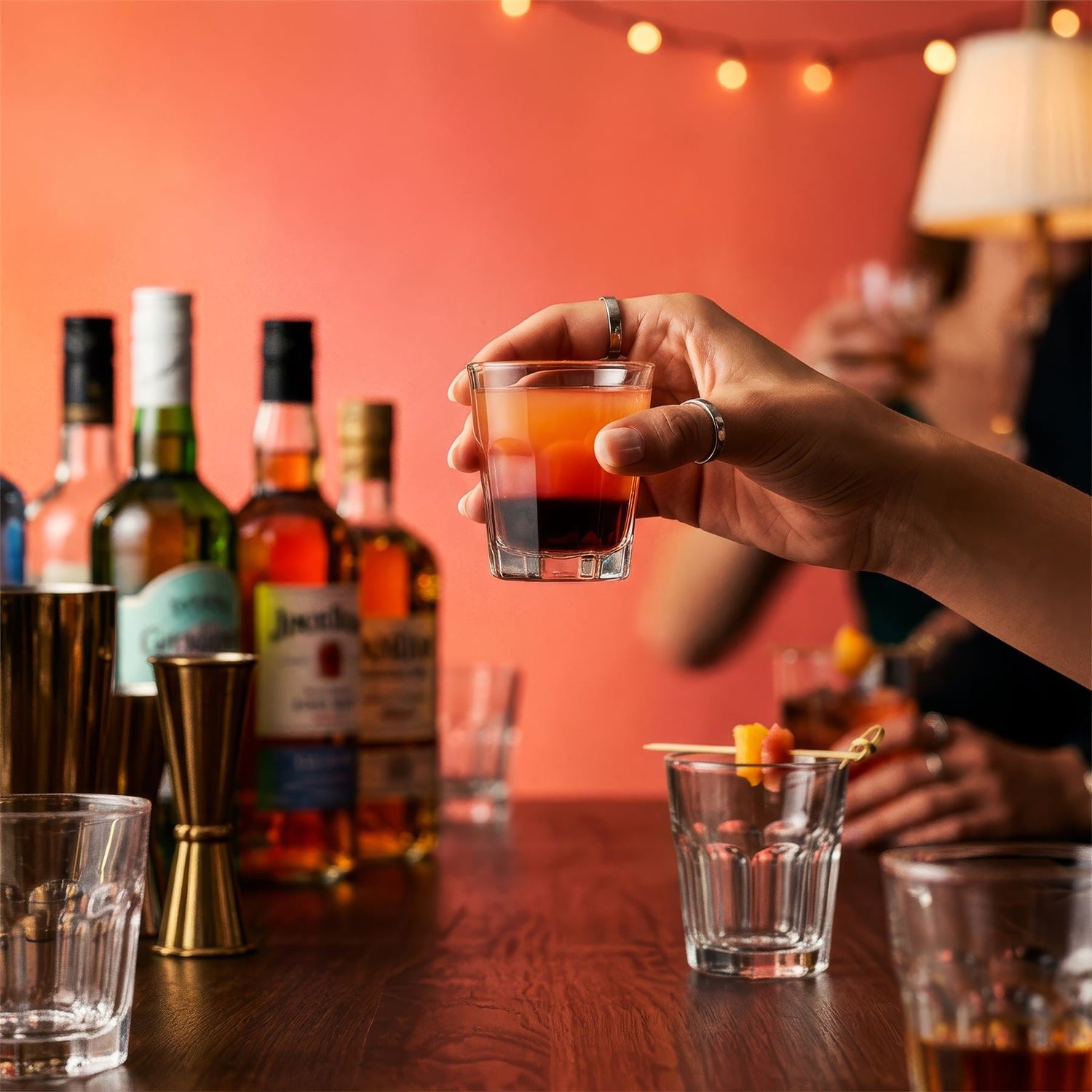 55ml Panelled Shot Glass