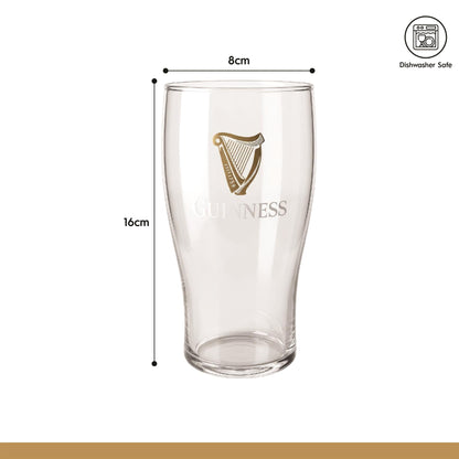 Guinness 2 Piece Tulip Pint Glass Set