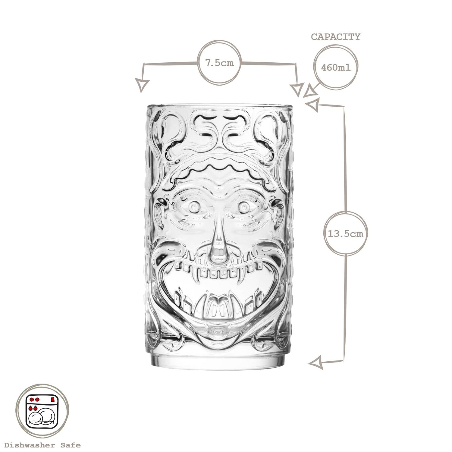 460ml Tiki Etruria Highball Glass