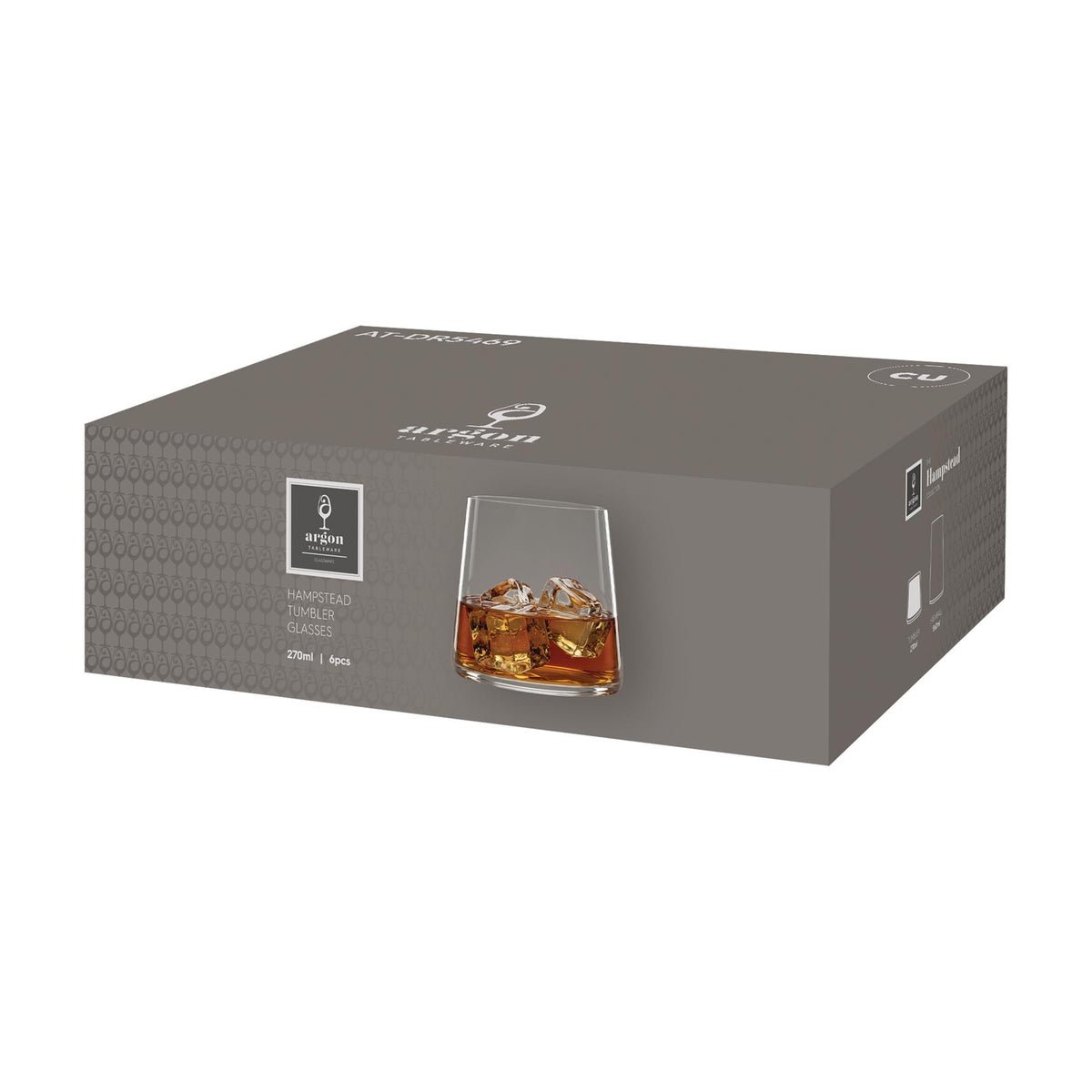 270ml Hampstead Glass Tumbler