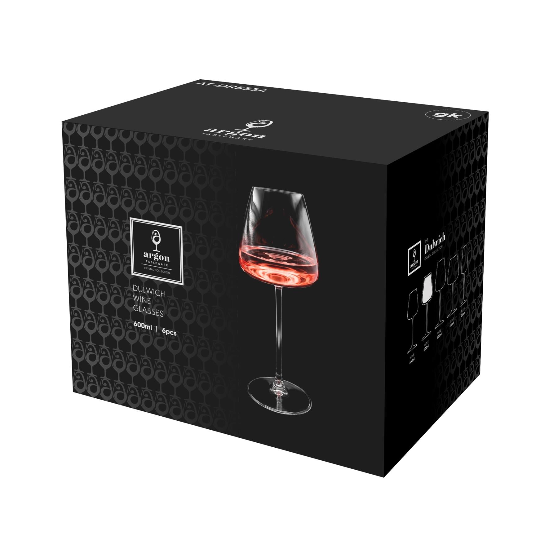 600ml Dulwich Crystal Rosé Wine Glass