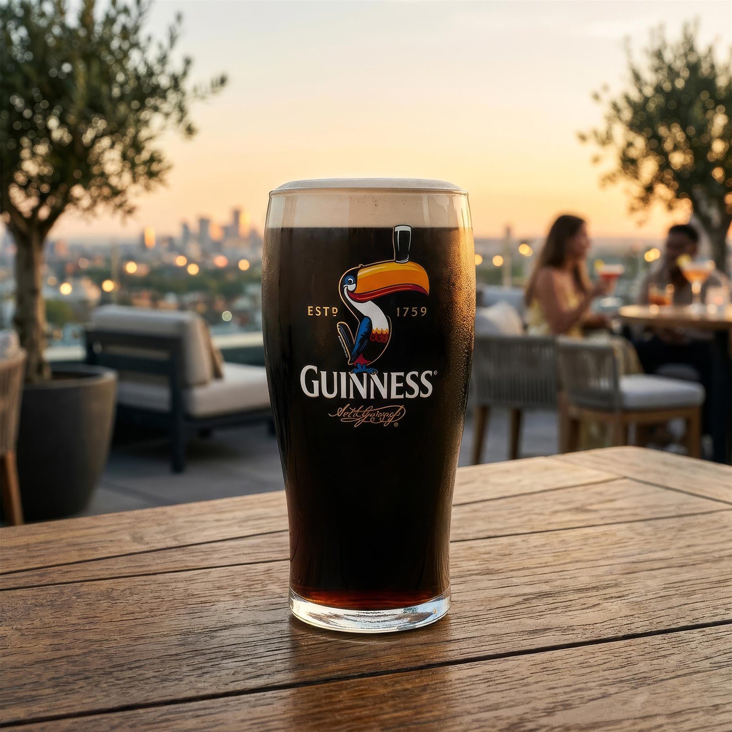 Guinness Toucan Pint Glass