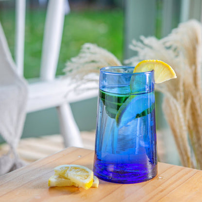320ml Merzouga Recycled Highball Glass - Blue