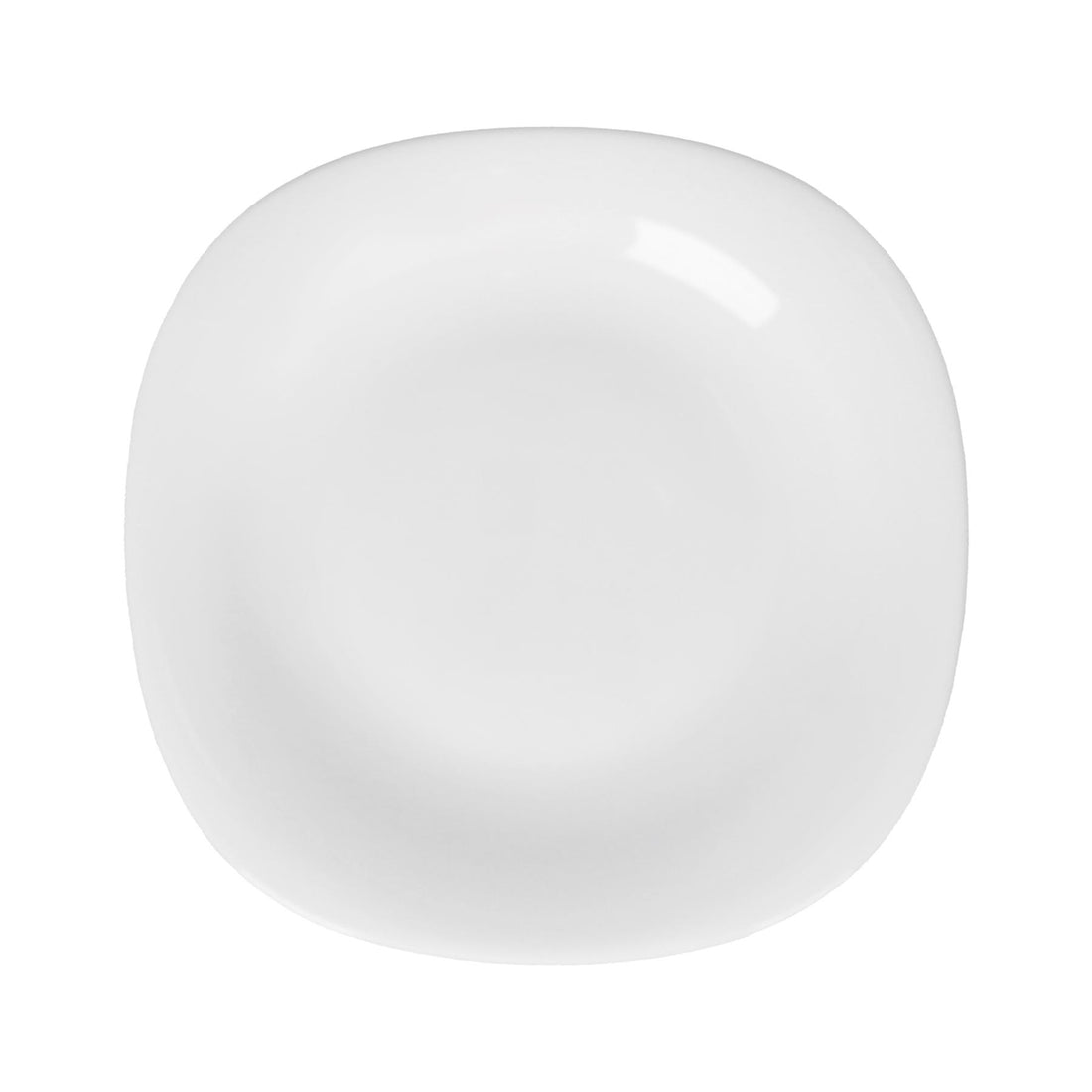 Square Opalware Dessert Plate - 20cm - White