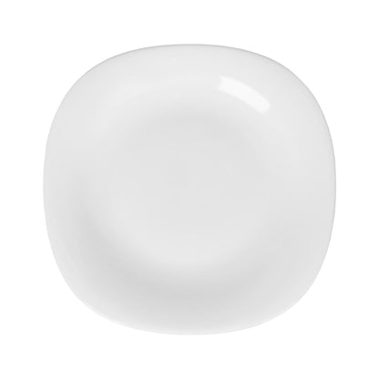 Square Opalware Dessert Plate - 20cm - White