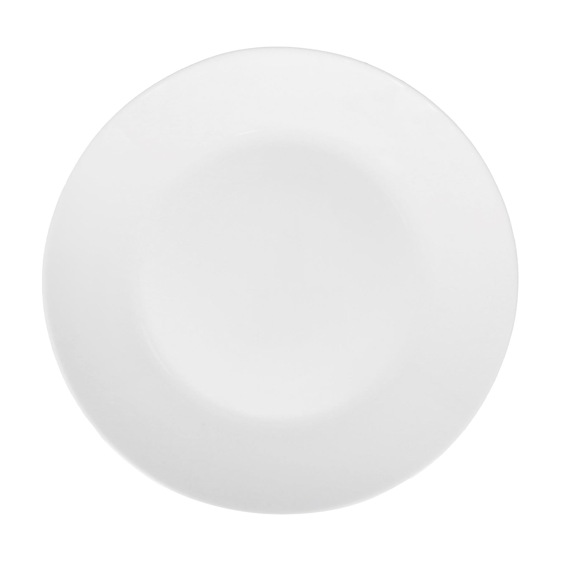 Round Opalware Buffet Dinner Plate - 22.5cm - White