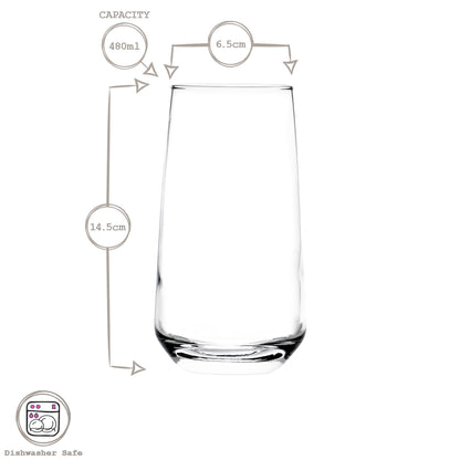 480ml Lal Highball Glass