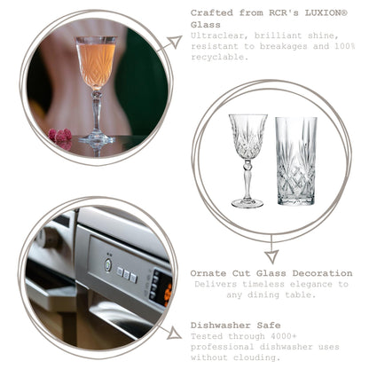 160ml Melodia Glass Champagne Saucer