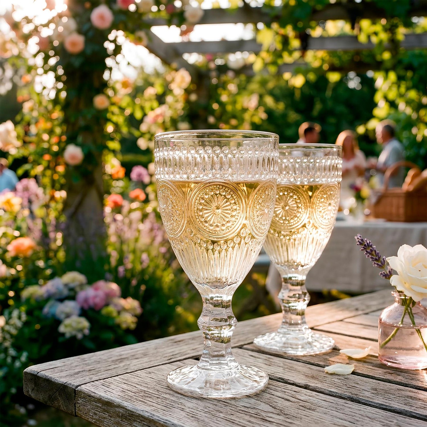 310ml Amore Ribbed Wine Glass