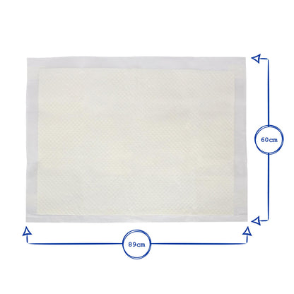 Disposable Puppy Training Pads - 60cm x 89cm - Pack of 10