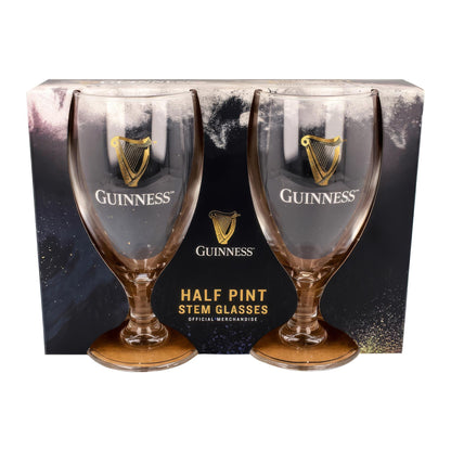 Guinness 2 Piece Stemmed Half Pint Glass Set