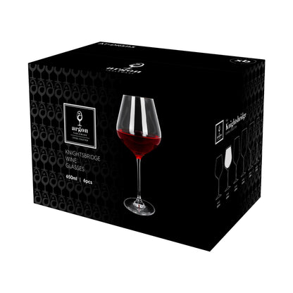 650ml Knightsbridge Crystal Red Wine Glass