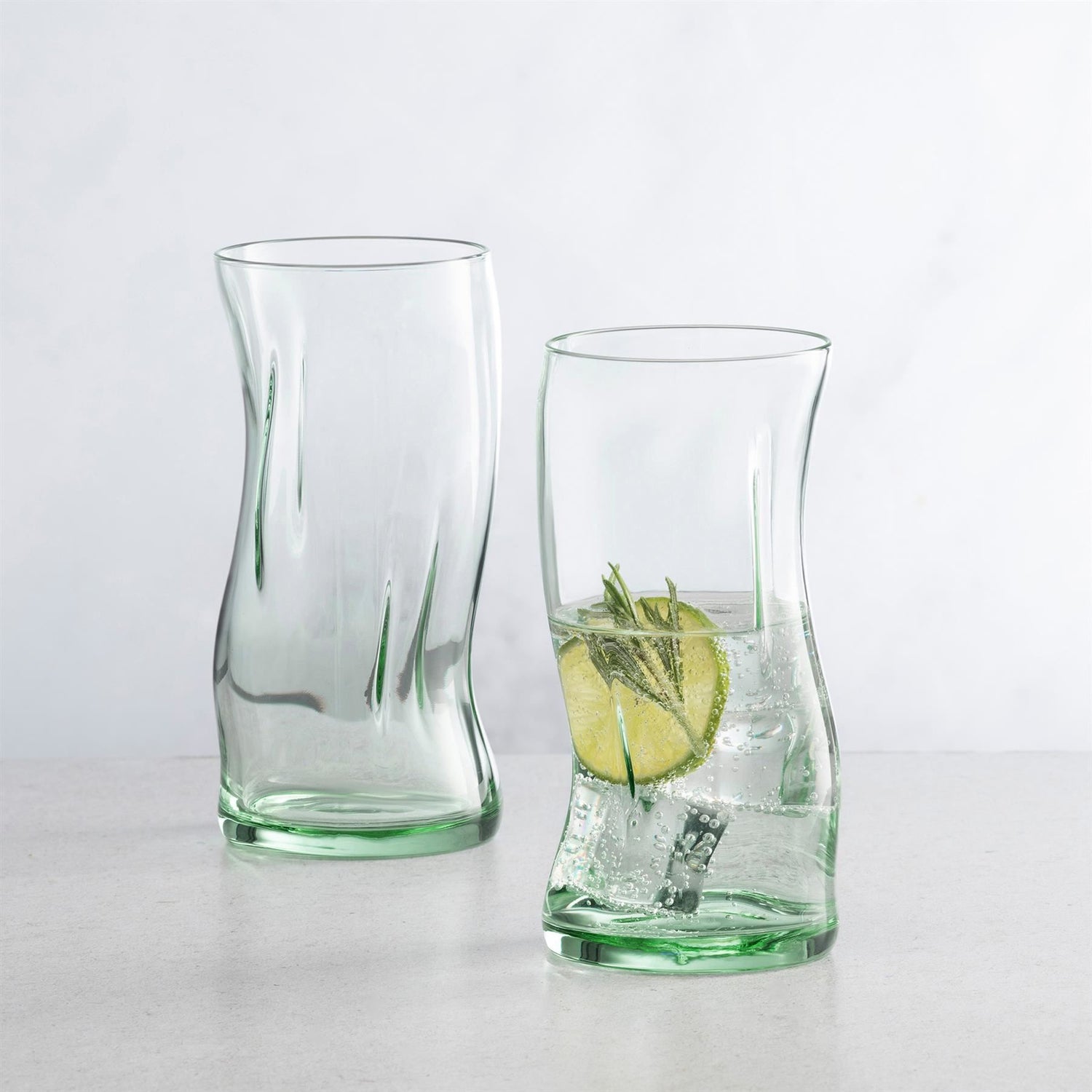400ml Aware Amorf Recycled Highball Glass - Green