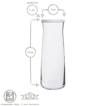 1200 Vera Glass Carafe