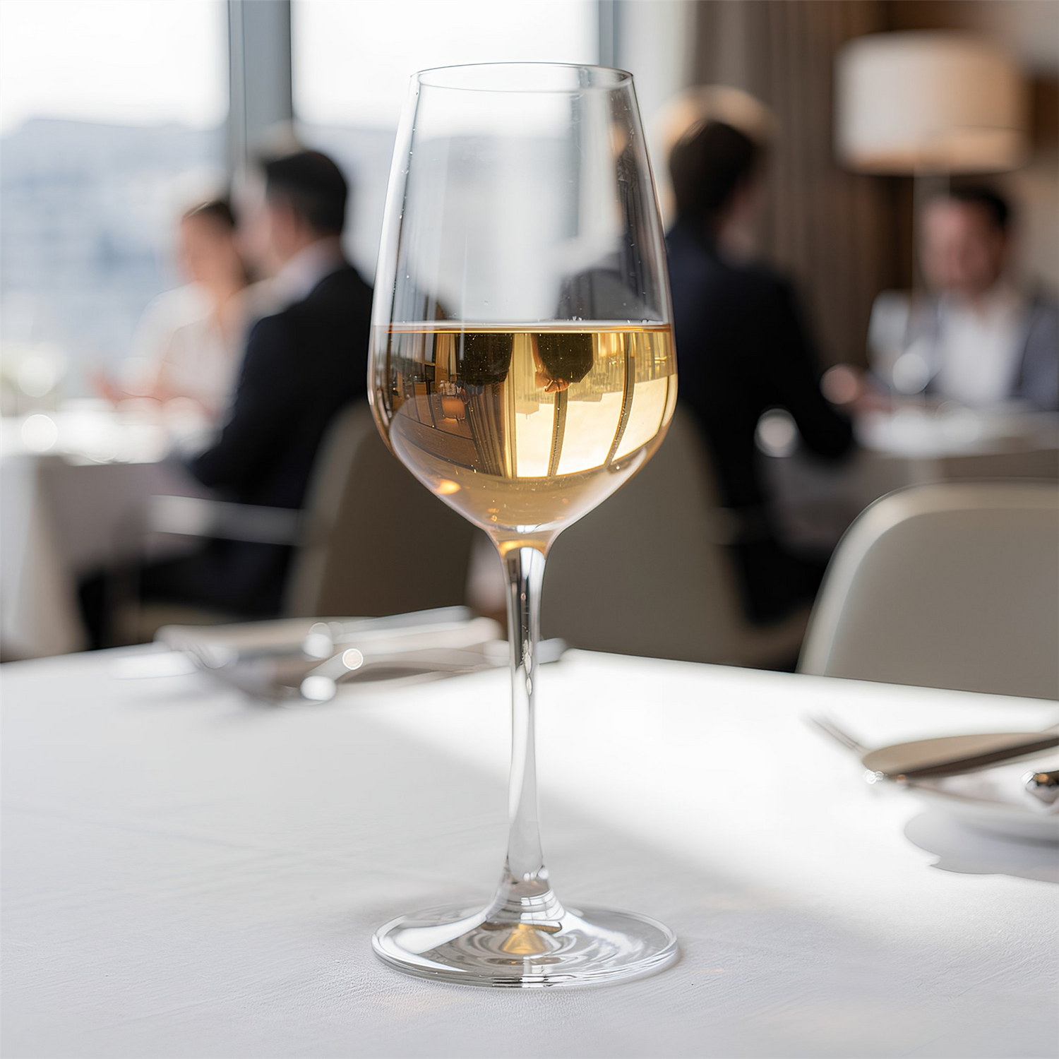 400ml Knightsbridge Crystal White Wine Glass